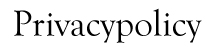 Privacypolicy